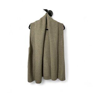 Look by M - New York Tan Sleeveless Cardigan (One Size)